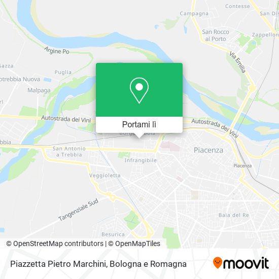 Mappa Piazzetta Pietro Marchini