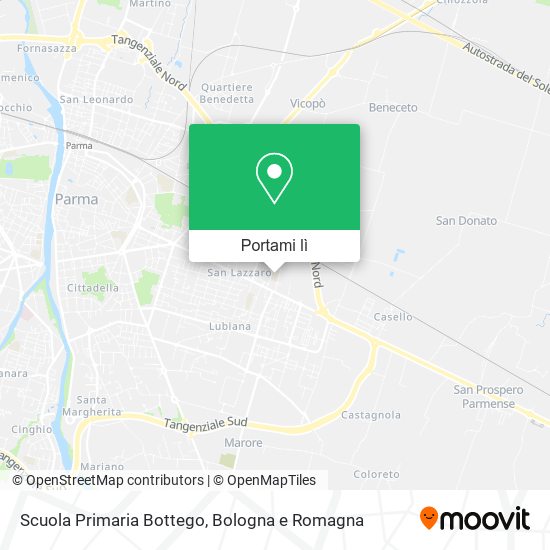 Mappa Scuola Primaria Bottego