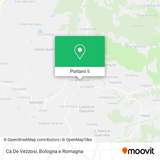 Mappa Cà De Vezzosi