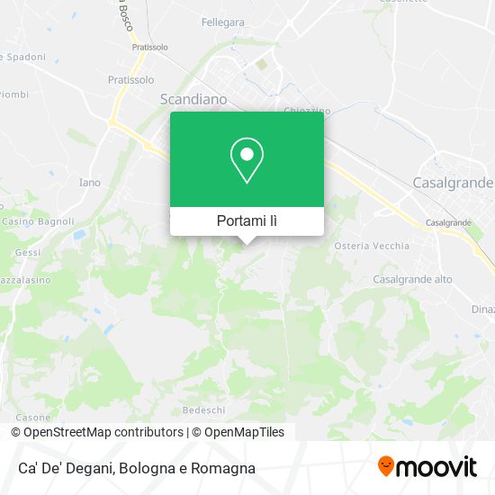 Mappa Ca' De' Degani