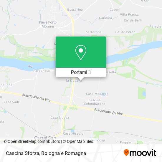 Mappa Cascina Sforza
