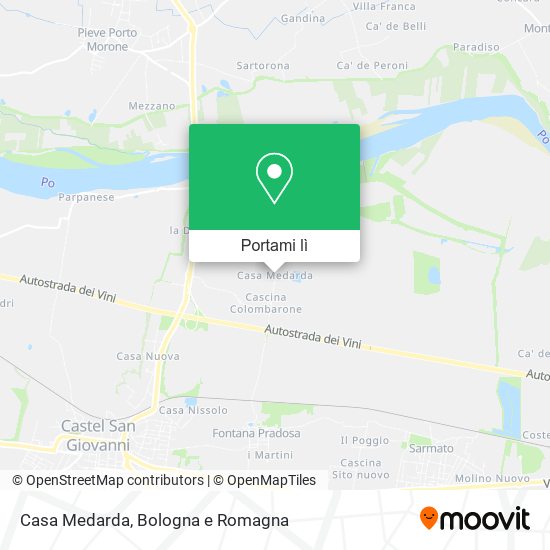Mappa Casa Medarda