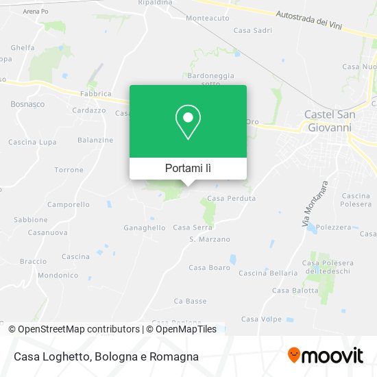 Mappa Casa Loghetto