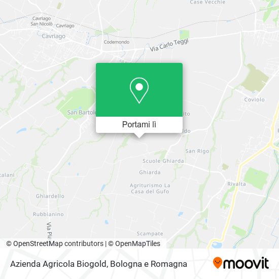 Mappa Azienda Agricola Biogold