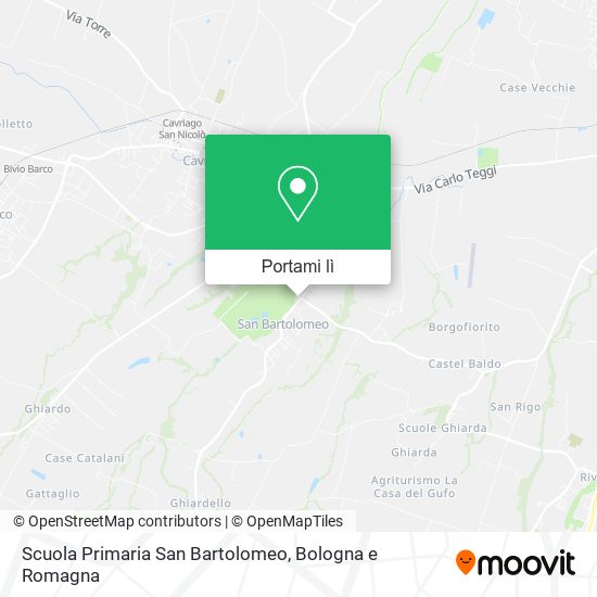 Mappa Scuola Primaria San Bartolomeo