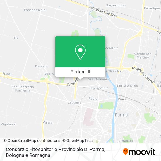 Mappa Consorzio Fitosanitario Provinciale Di Parma