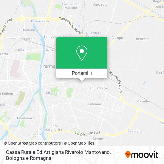 Mappa Cassa Rurale Ed Artigiana Rivarolo Mantovano