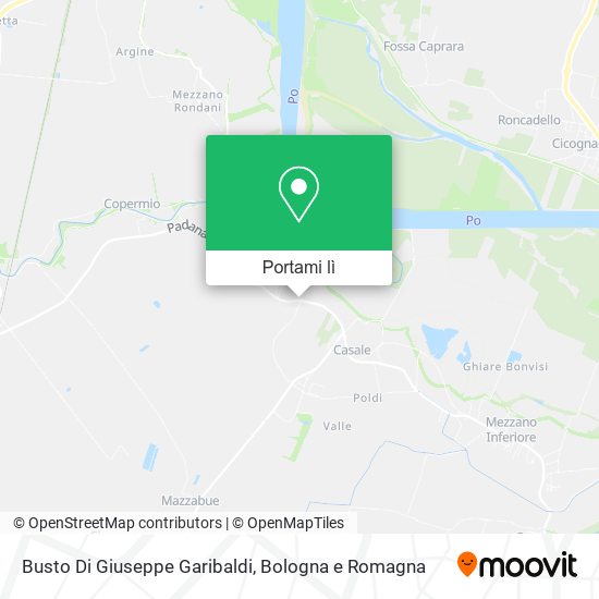 Mappa Busto Di Giuseppe Garibaldi