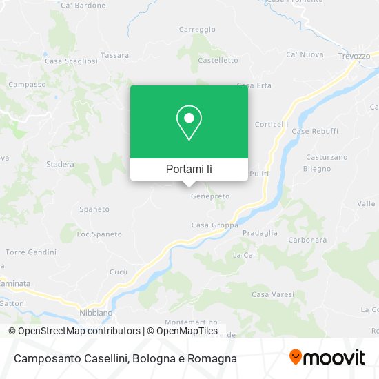 Mappa Camposanto Casellini