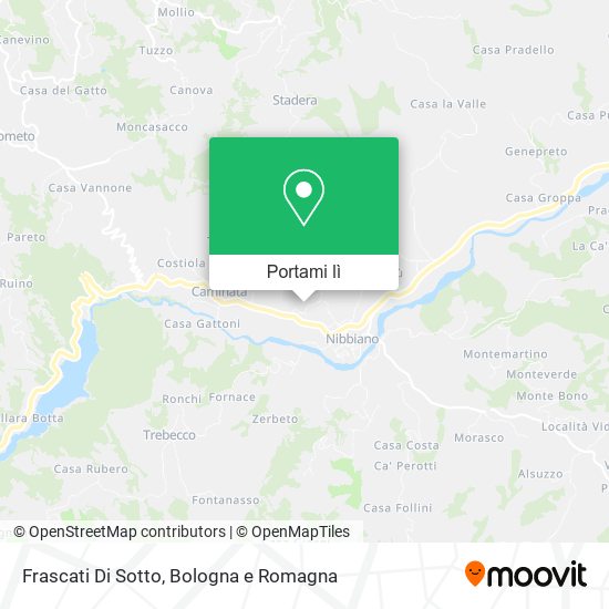 Mappa Frascati Di Sotto