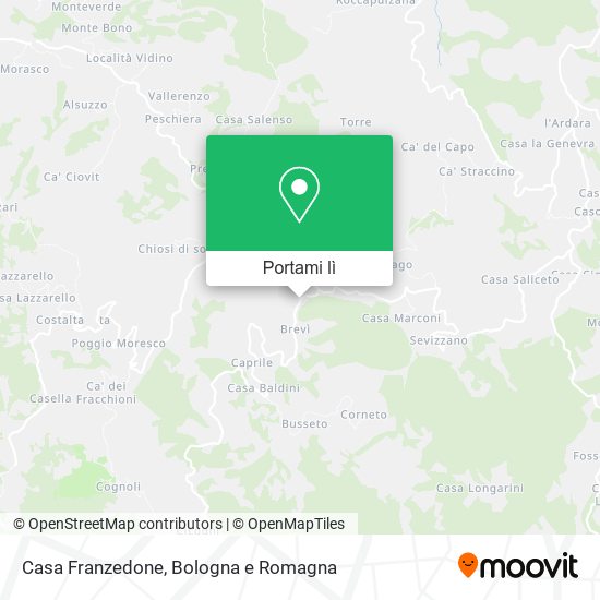 Mappa Casa Franzedone
