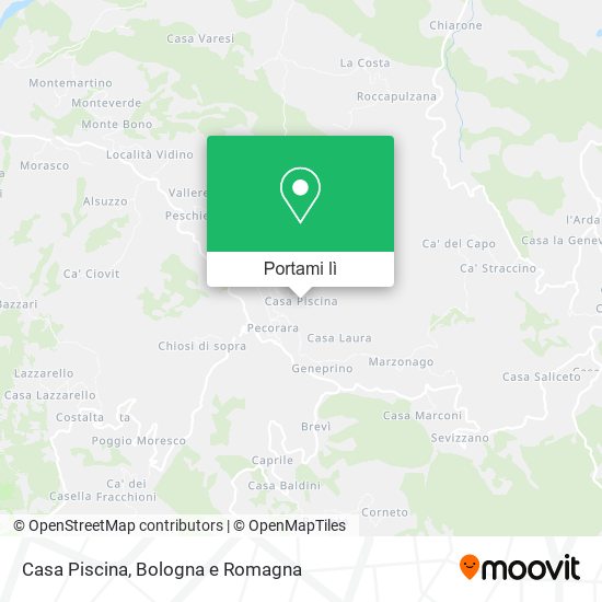 Mappa Casa Piscina