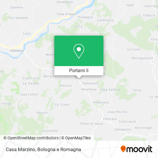 Mappa Casa Marzino
