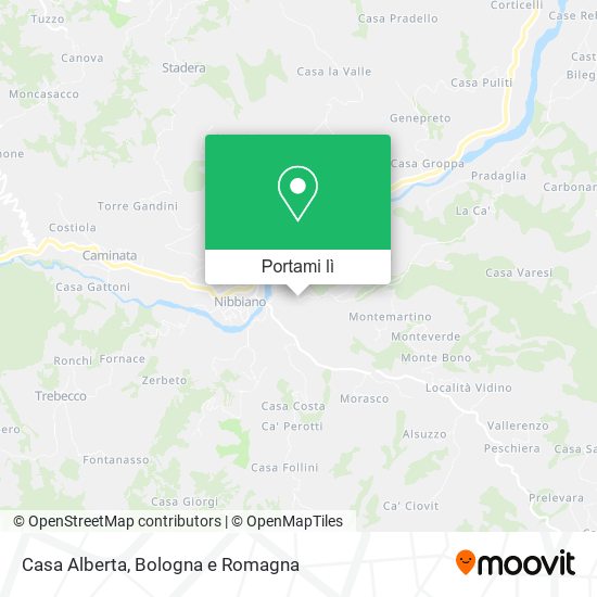 Mappa Casa Alberta