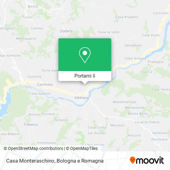 Mappa Casa Monteraschino