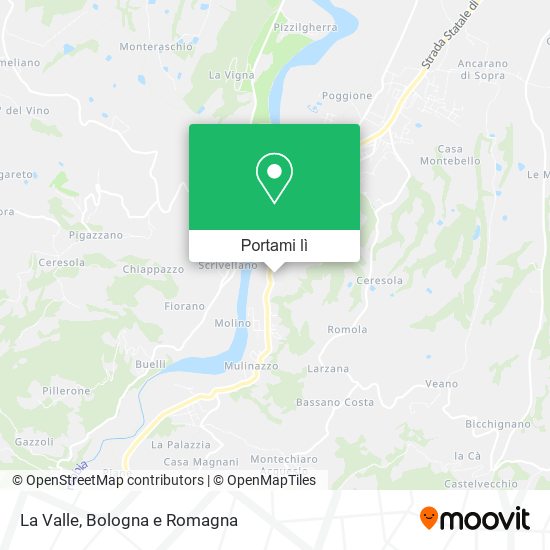 Mappa La Valle