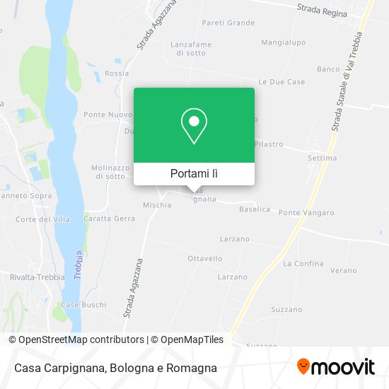 Mappa Casa Carpignana