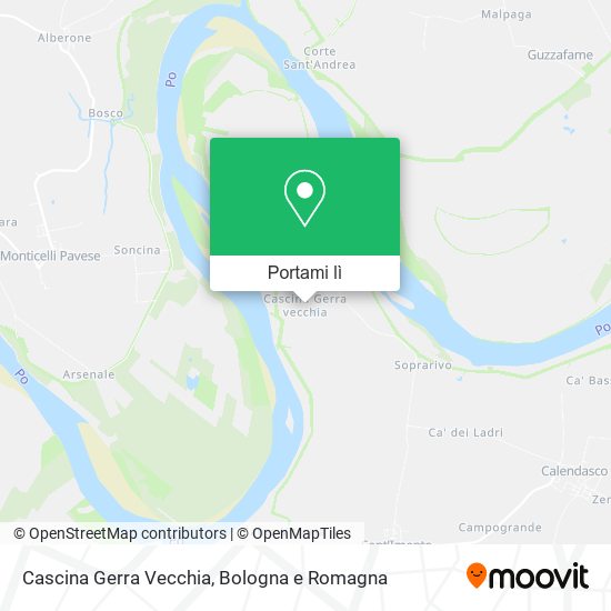 Mappa Cascina Gerra Vecchia