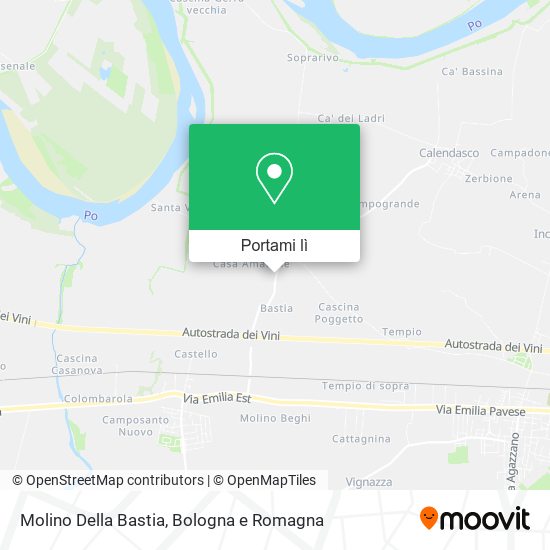 Mappa Molino Della Bastia