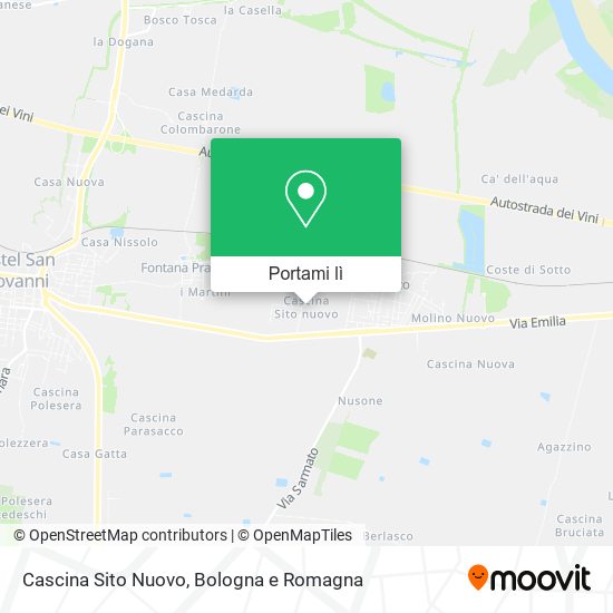 Mappa Cascina Sito Nuovo