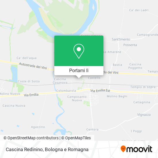 Mappa Cascina Redinino