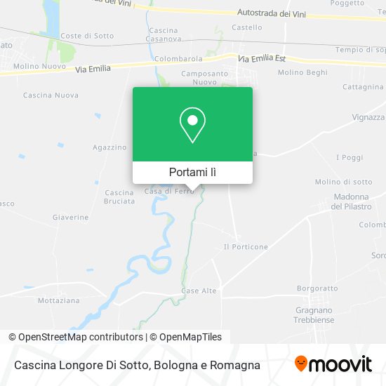 Mappa Cascina Longore Di Sotto