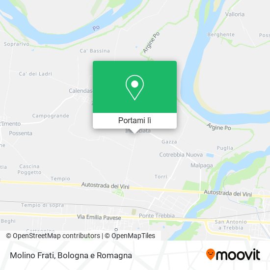 Mappa Molino Frati
