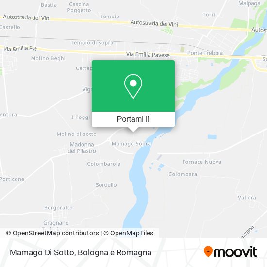 Mappa Mamago Di Sotto