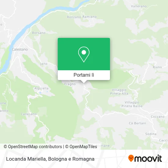 Mappa Locanda Mariella