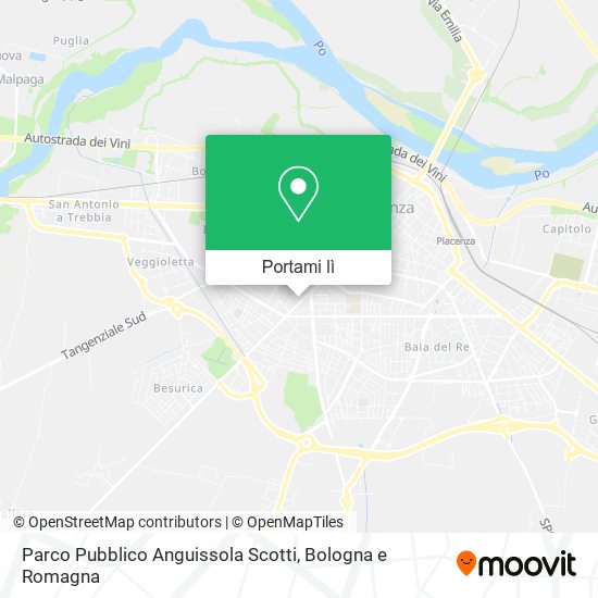 Mappa Parco Pubblico Anguissola Scotti