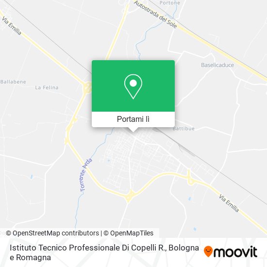 Mappa Istituto Tecnico Professionale Di Copelli R.