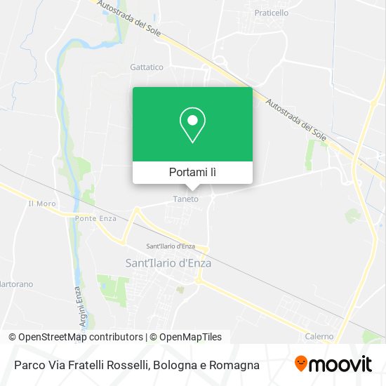 Mappa Parco Via Fratelli Rosselli