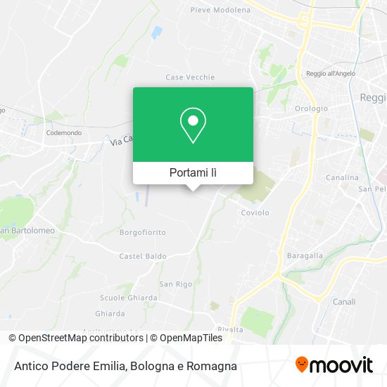 Mappa Antico Podere Emilia