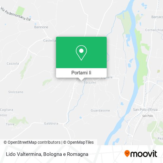 Mappa Lido Valtermina