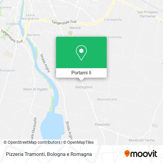 Mappa Pizzeria Tramonti