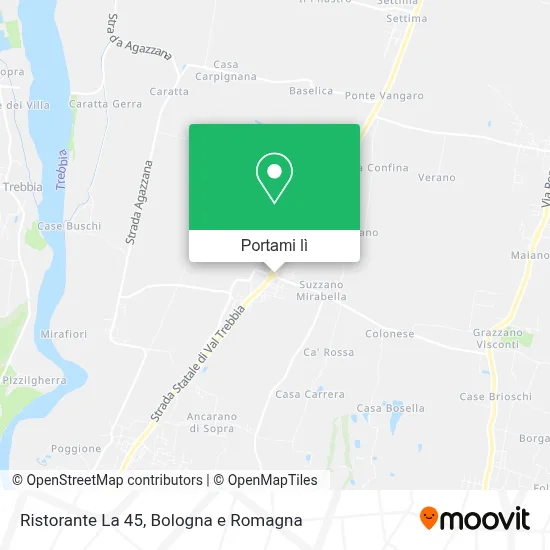 Mappa Ristorante La 45