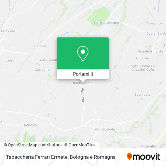Mappa Tabaccheria Ferrari Ermete