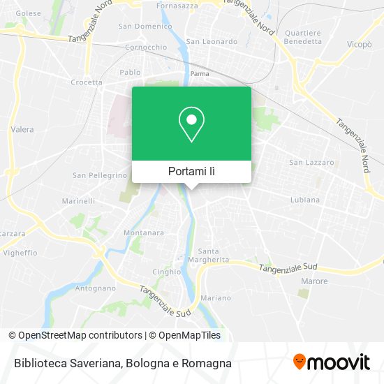 Mappa Biblioteca Saveriana