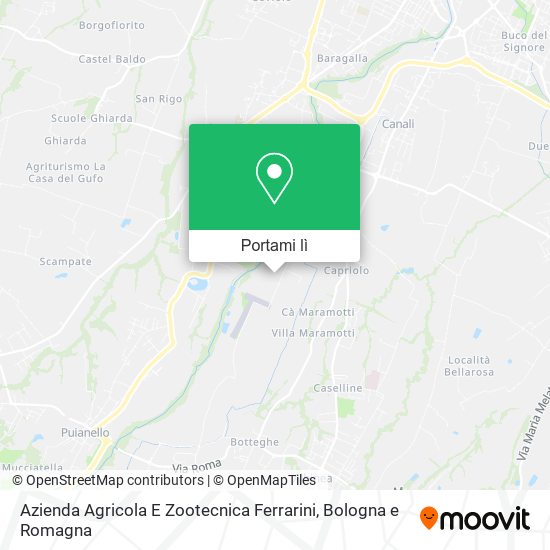 Mappa Azienda Agricola E Zootecnica Ferrarini