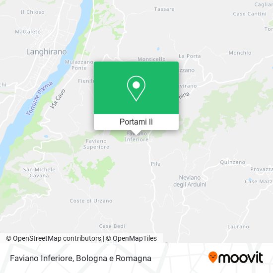 Mappa Faviano Inferiore