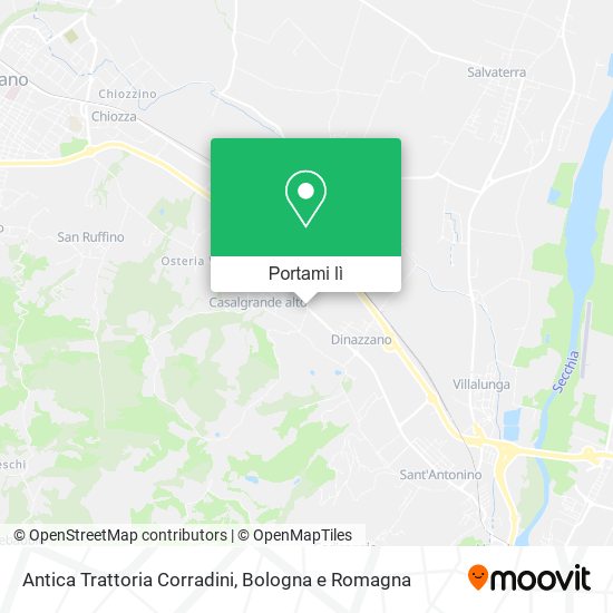 Mappa Antica Trattoria Corradini