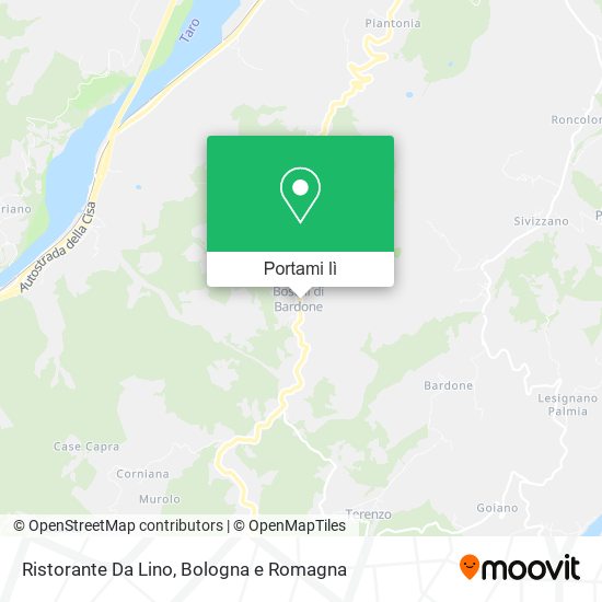 Mappa Ristorante Da Lino