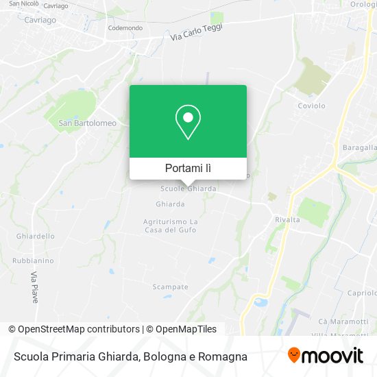 Mappa Scuola Primaria Ghiarda