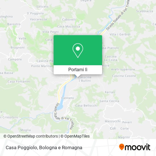 Mappa Casa Poggiolo