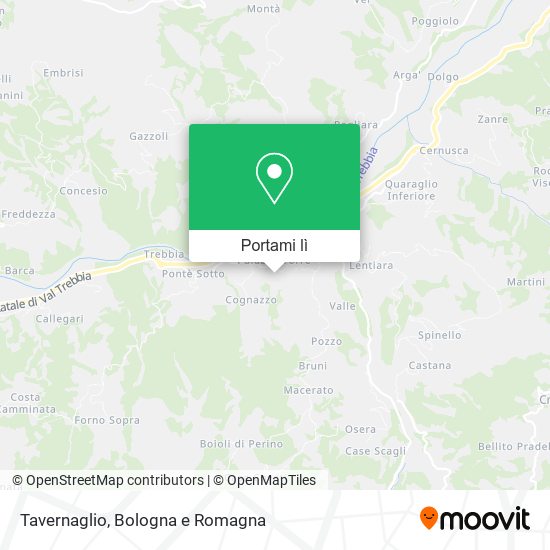 Mappa Tavernaglio
