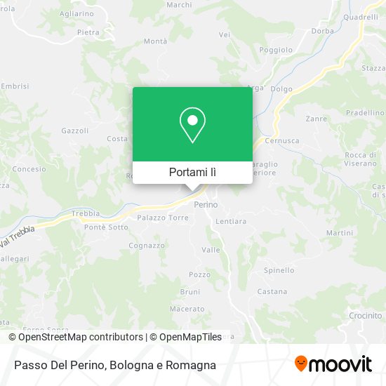 Mappa Passo Del Perino