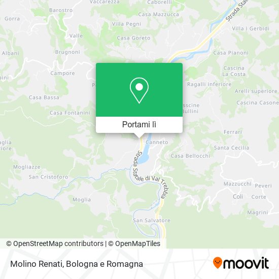Mappa Molino Renati