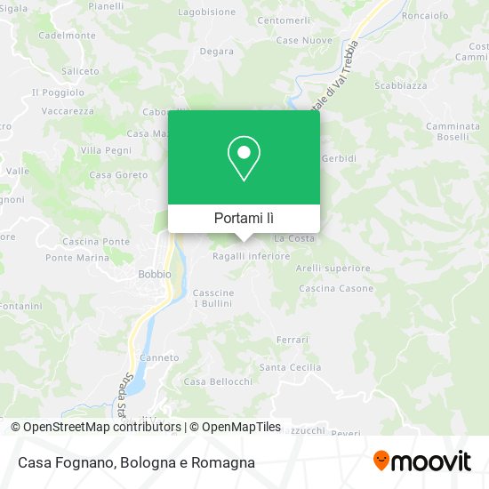 Mappa Casa Fognano
