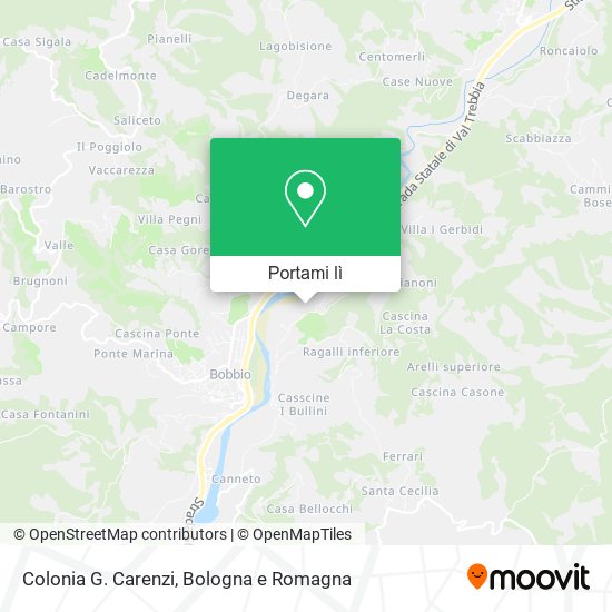 Mappa Colonia G. Carenzi