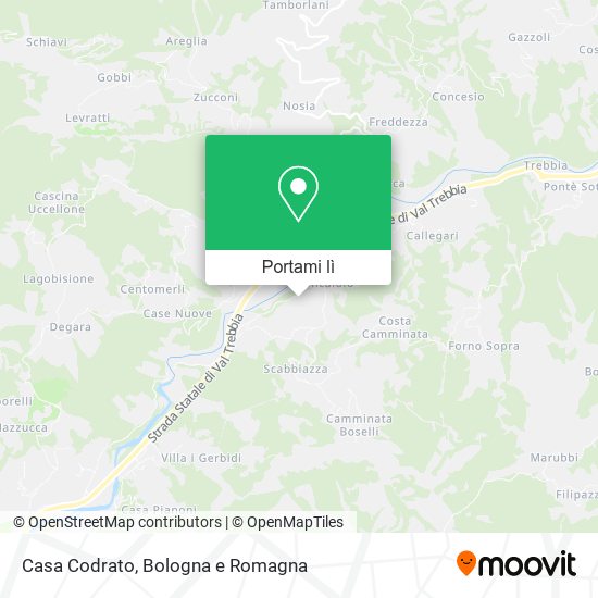 Mappa Casa Codrato